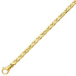 14K Gold 6.2mm Polished Fancy Link Bracelet