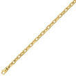 14K Gold 5.6mm Polished Fancy Link Bracelet