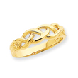 14K Gold Free Form Knot Ring