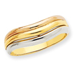 14K Tri-Color Gold Fancy Ring