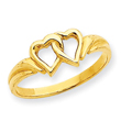 14K Gold Heart Ring