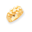 14K Gold Nugget Ring