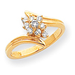 14K Gold AA Diamond Ring