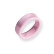 Ceramic Pink Concave 7mm Polished Band