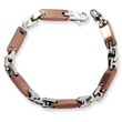 Stainless Steel Chocolate color IP-plated Bracelet