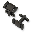 Stainless Steel Black-plated Cuff Links