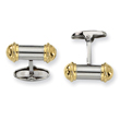 Stainless Steel 24k Gold Plating Cuff Links