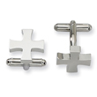Stainless Steel Cross Cuff Links