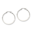 Stainless Steel 43mm Diameter Hoop Earrings