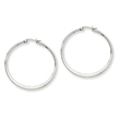 Stainless Steel 40mm Diameter Hoop Earrings
