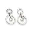 Stainless Steel CZ Earrings