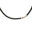 4.0mm Geniune Leather Weave Necklace
