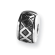 Sterling Silver Reflections Hinged X Clip Bead