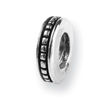 Sterling Silver Reflections Notched Spacer Bead