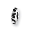 Sterling Silver Reflections Notched Spacer Bead