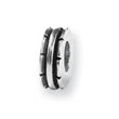 Sterling Silver Reflections Grooved Spacer Bead