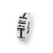 Sterling Silver Reflections Notched Spacer Bead