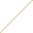 Yellow Rhodium Over Brass 2.00mm Plated Ball Chain