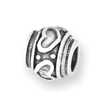 Sterling Silver Reflections Heart Bead