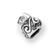 Sterling Silver Reflections Cubic Zirconia Bead