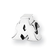Sterling Silver Reflections Letter A Bead