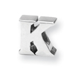 Sterling Silver Reflections Letter K Bead