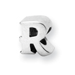 Sterling Silver Reflections Letter R Bead