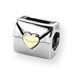 Sterling Silver Reflections Love Note Bead