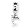 Sterling Silver Reflections Dolphin Dangle Bead