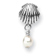 Sterling Silver Reflections Shell Cultured Pearl Dangle Bead