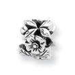 Sterling Silver Reflections Floral Bead