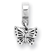 Sterling Silver Reflections Butterfly Dangle Bead