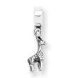 Sterling Silver Reflections Giraffe Dangle Bead
