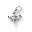 Sterling Silver Reflections Dragonfly Click-on For Bead