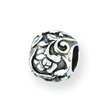 Sterling Silver Reflections Floral Bead