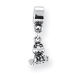 Sterling Silver Reflections Kids Frog Dangle Bead