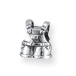 Sterling Silver Reflections Kids Overalls Bead