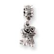 Sterling Silver Reflections Keys Dangle Bead