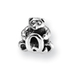 Sterling Silver Reflections Kids Letter Q Bead
