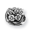 Sterling Silver Reflections Floral Bead