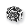 Sterling Silver Reflections Floral Bead