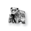 Sterling Silver Reflections Mama & Baby Bear Bead