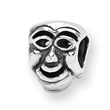 Sterling Silver Reflections Comedy Mask Bead