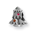 Sterling Silver Reflections Christmas Tree Bead