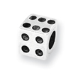 Sterling Silver Reflections Dice Bead