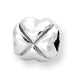 Sterling Silver Reflections Clover Bead