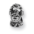 Sterling Silver Reflections Cubic Zirconia Buddha Bead