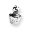 Sterling Silver Reflections Love Perfume Bottle Bead