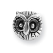 Sterling Silver Reflections Owl Head Bead
