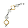 Stainless Steel Gold IP Plated Fancy Link Bracelet